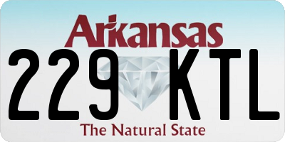 AR license plate 229KTL