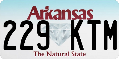 AR license plate 229KTM