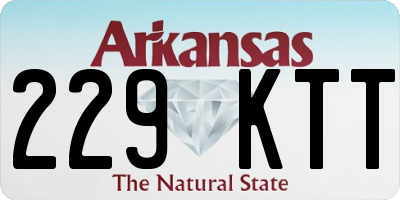 AR license plate 229KTT