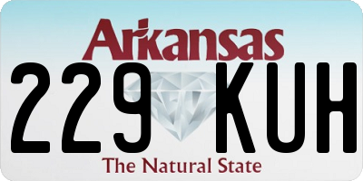 AR license plate 229KUH