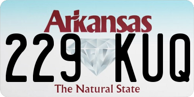 AR license plate 229KUQ