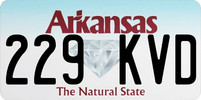 AR license plate 229KVD