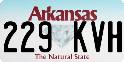 AR license plate 229KVH