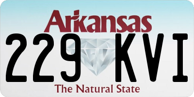 AR license plate 229KVI