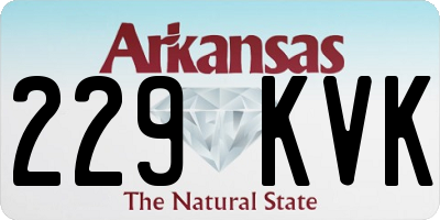 AR license plate 229KVK