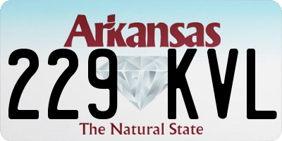 AR license plate 229KVL