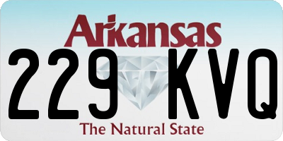 AR license plate 229KVQ