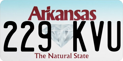 AR license plate 229KVU