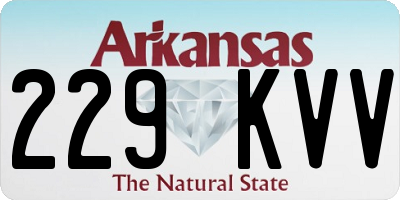 AR license plate 229KVV