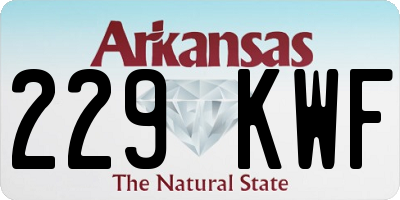 AR license plate 229KWF