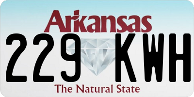 AR license plate 229KWH