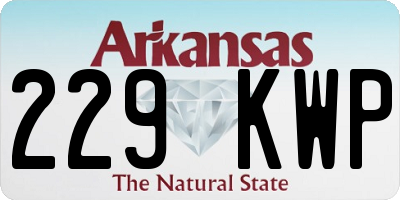AR license plate 229KWP