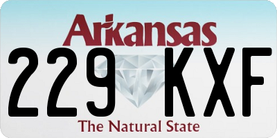 AR license plate 229KXF