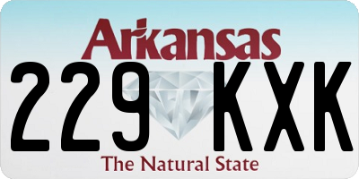 AR license plate 229KXK