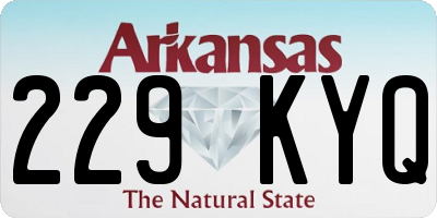 AR license plate 229KYQ
