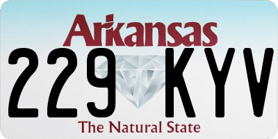 AR license plate 229KYV