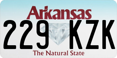 AR license plate 229KZK