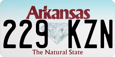AR license plate 229KZN