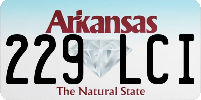 AR license plate 229LCI