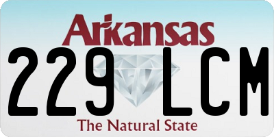 AR license plate 229LCM