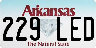 AR license plate 229LED