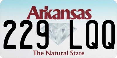 AR license plate 229LQQ