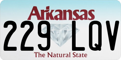 AR license plate 229LQV