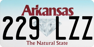 AR license plate 229LZZ
