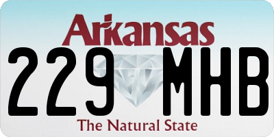 AR license plate 229MHB