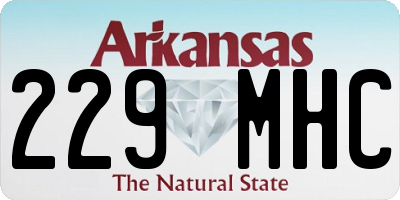 AR license plate 229MHC