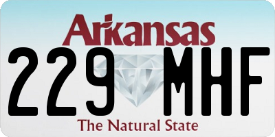 AR license plate 229MHF