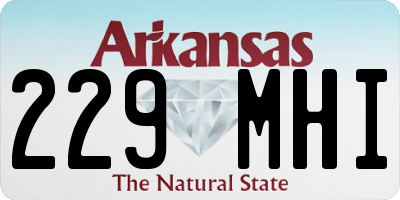 AR license plate 229MHI