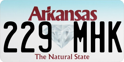AR license plate 229MHK