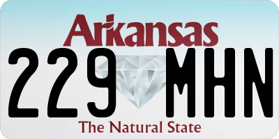 AR license plate 229MHN