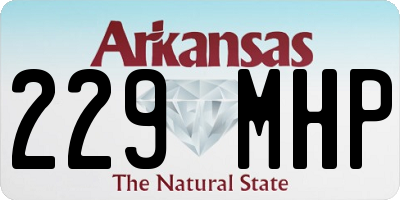 AR license plate 229MHP