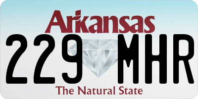 AR license plate 229MHR
