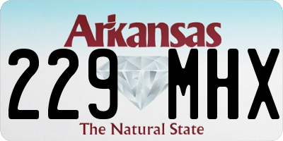 AR license plate 229MHX