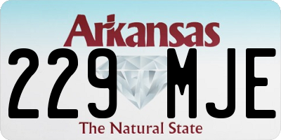 AR license plate 229MJE