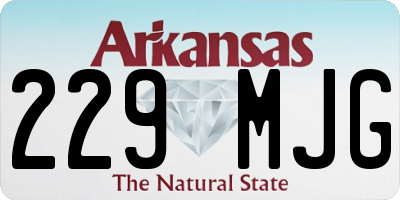 AR license plate 229MJG