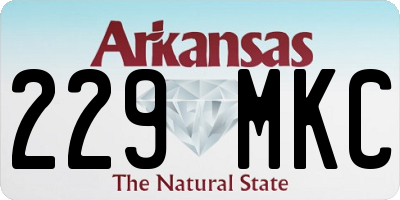AR license plate 229MKC