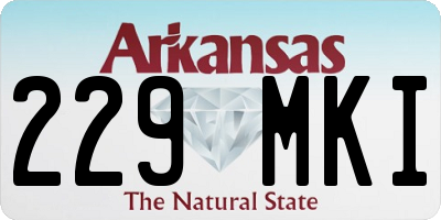 AR license plate 229MKI