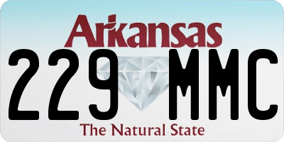 AR license plate 229MMC