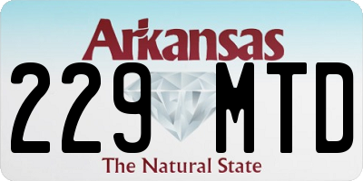 AR license plate 229MTD