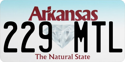 AR license plate 229MTL