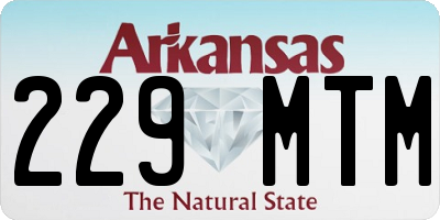 AR license plate 229MTM