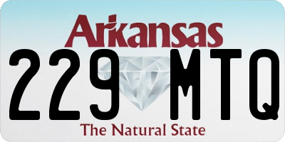 AR license plate 229MTQ
