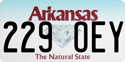 AR license plate 229OEY
