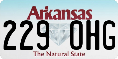 AR license plate 229OHG