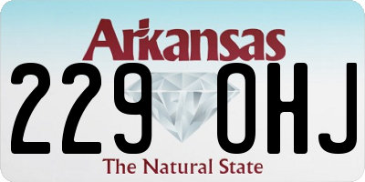AR license plate 229OHJ
