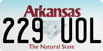 AR license plate 229UOL
